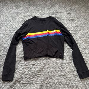 Vans Black Medium Cropped Shirt